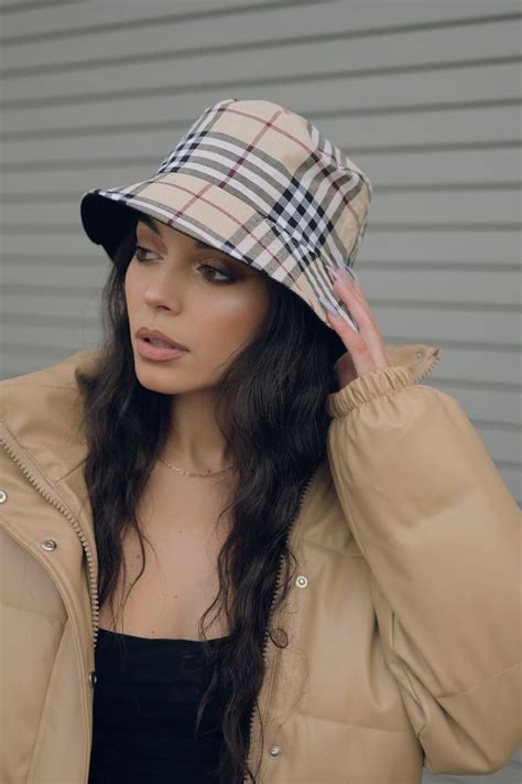 burberry women hats|burberry bucket hat outfit.